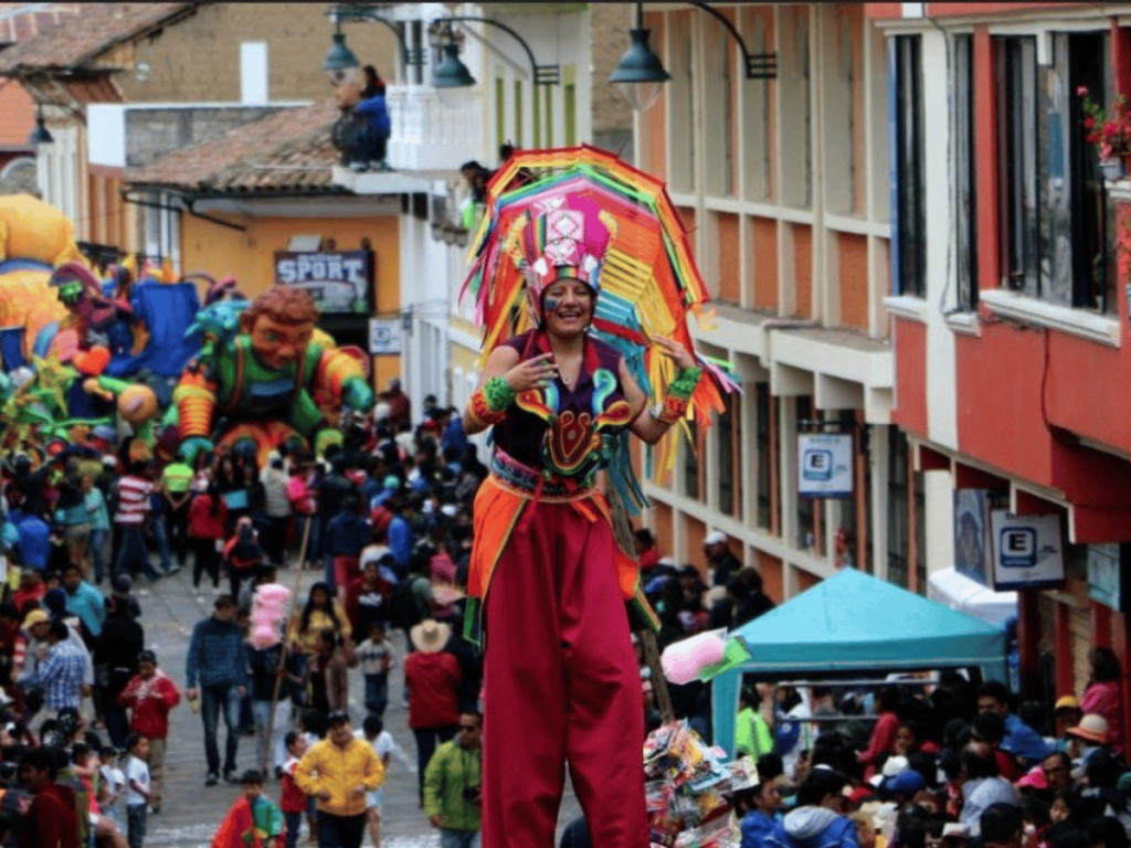 carnival in ecuador