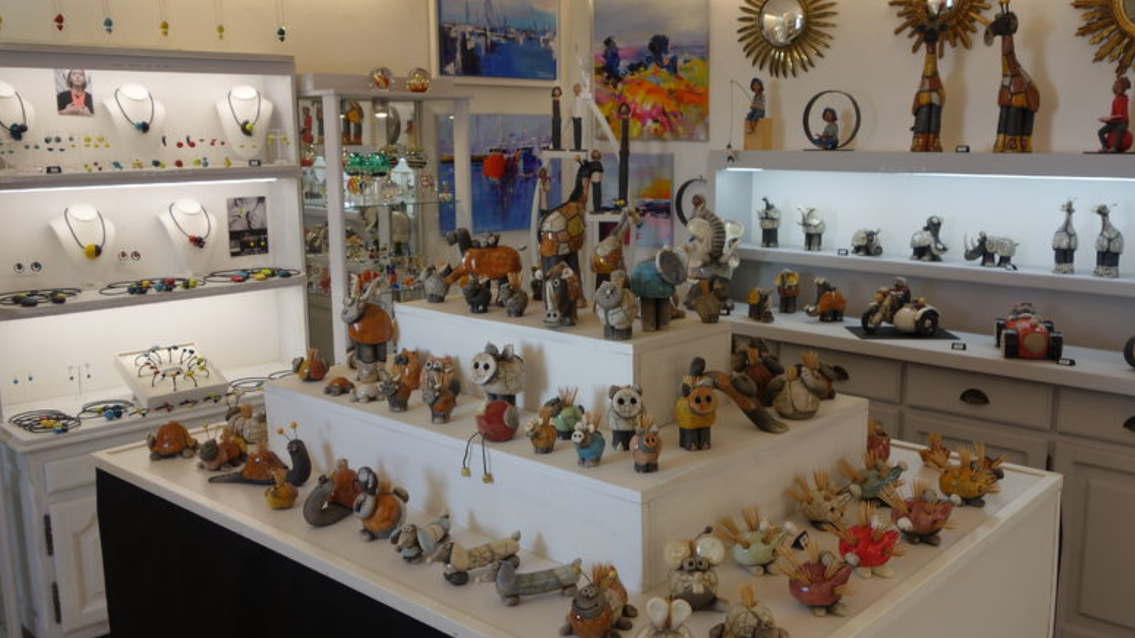 Browse the Shops and Art Galleries