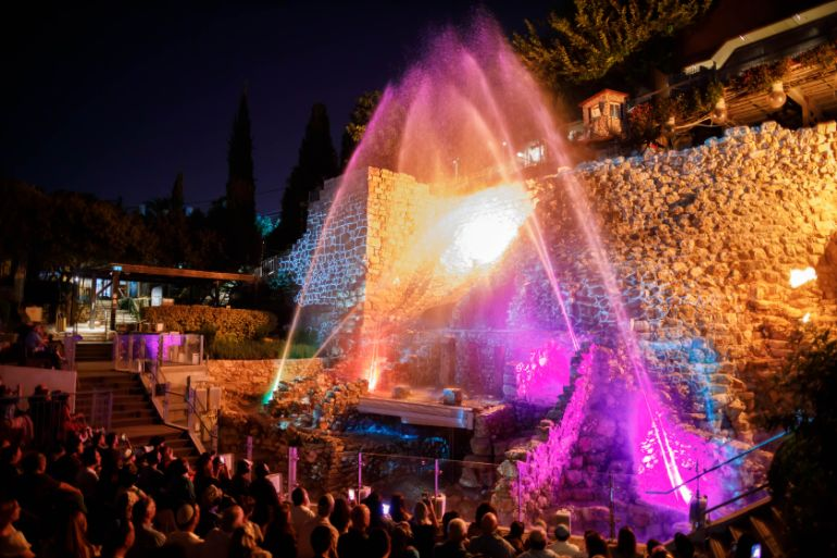 11. Experience the City of David Light Show