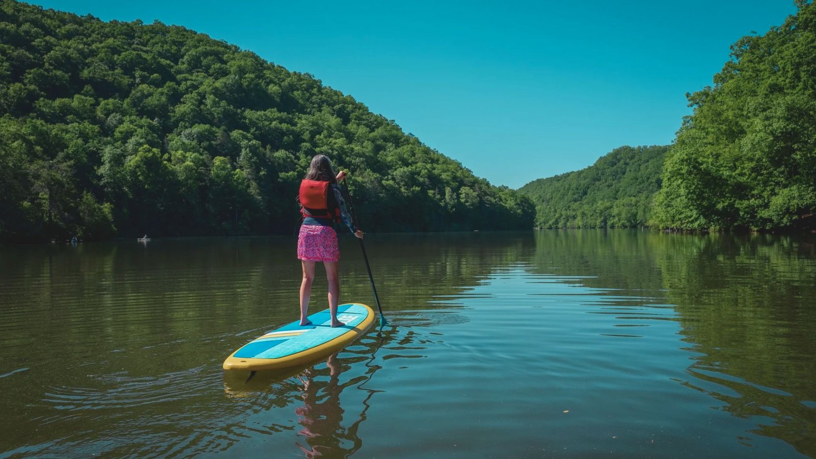 Paddleboard Near Interstate State Park