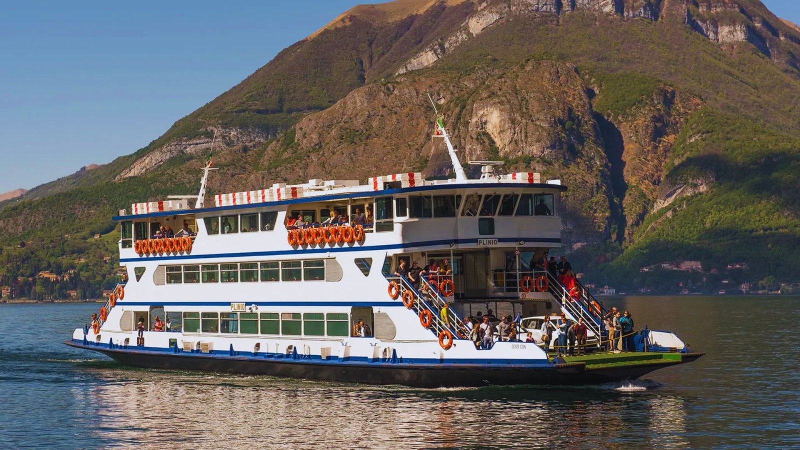Ferries on Lake Como