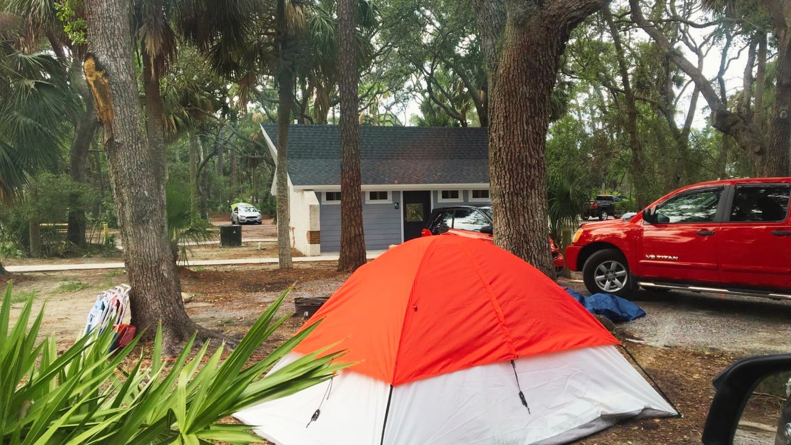Overview of Hunting Island State Park Camping
