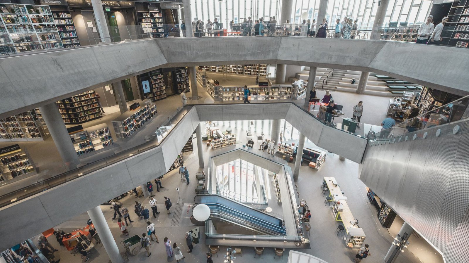16. Visit the Deichman Bjørvika Public Library
